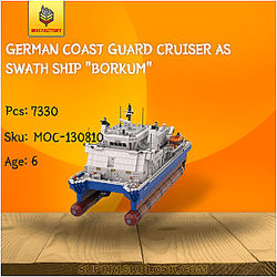 MOC Factory 130810 German Coast Guard Cruiser as SWATH Ship "BORKUM"