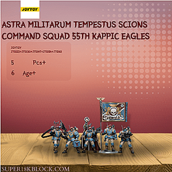 Joytoy JT5123+JT5130+JT5147+JT5154+JT5161 Astra Militarum Tempestus Scions Command Squad 55th Kappic Eagles