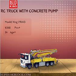 MOULD KING 19003 RC Truck with Concrete Pump