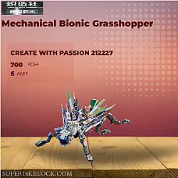 CREATE WITH PASSION 212227 Mechanical Bionic Grasshopper