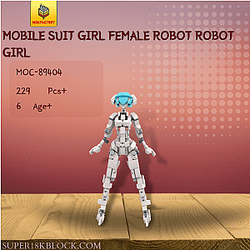 MOC Factory 89404 Mobile Suit Girl Female Robot Robot Girl