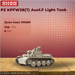 QUANGUAN 100285 PZ KPFW38(T) Ausf.F Light Tank