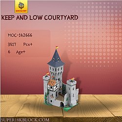 MOC Factory 142666 Keep And Low Courtyard