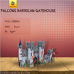 MOC Factory 138840 Falcons Barbican Gatehouse