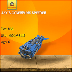MOC Factory 43417 Jay´s Cyberpunk Speeder