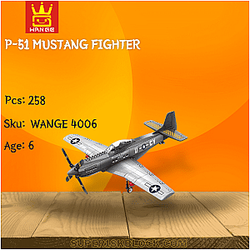 WANGE 4006 P-51 Mustang Fighter