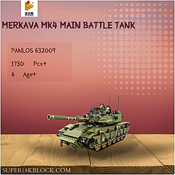 PANLOSBRICK 632009 Merkava MK4 Main Battle Tank