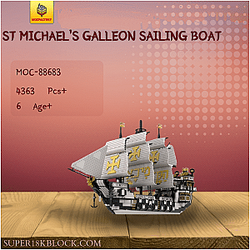 MOC Factory 88683 St Michael's Galleon Sailing Boat