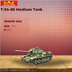 WANGE 4514 T-34-85 Medium Tank