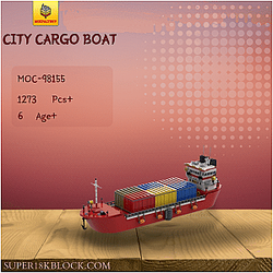 MOC Factory 98155 City Cargo Boat