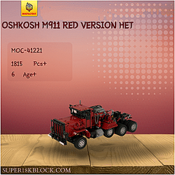 MOC Factory 41221 Oshkosh M911 Red Version HET
