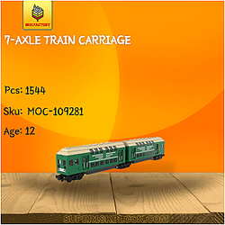 MOC Factory 109281 7-Axle Train Carriage