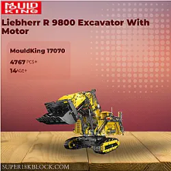 MOULD KING 17070 Liebherr R 9800 Excavator With Motor