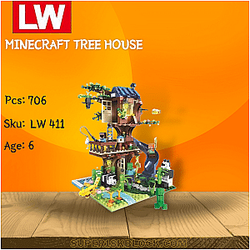 LW 411 Minecraft Tree House