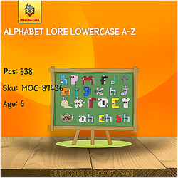 MOC Factory 89436 Alphabet Lore Lowercase A-Z