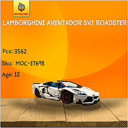 MOC Factory 17698 Lamborghini Aventador SVJ Roadster