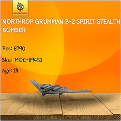 MOC Factory 89451 Northrop Grumman B-2 Spirit Stealth Bomber