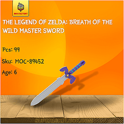 MOC Factory 89452 The Legend of Zelda: Breath of the wild Master Sword