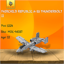 MOC Factory 46317 Fairchild Republic A-10 Thunderbolt II