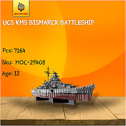 MOC Factory 29408 UCS KMS Bismarck Battleship