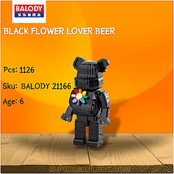 BALODY 21166 Black Flower Lover Beer