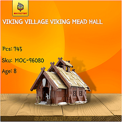 MOC Factory 96080 Viking Village Viking Mead Hall