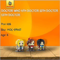 MOC Factory 89467 Doctor Who 4TH DOCTOR 11TH DOCTOR 13TH DOCTOR