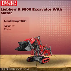 MOULD KING 17071 Liebherr R 9800 Excavator With Motor