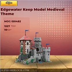 MOC Factory 150482 Edgewater Keep Model Medieval Theme