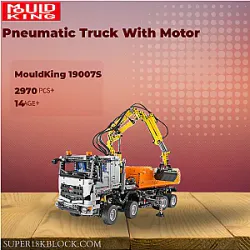 MOULD KING 19007S Pneumatic Truck With Motor