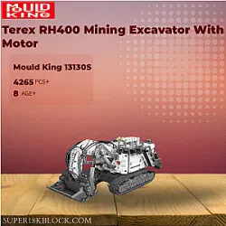 MOULD KING 13130S Terex RH400 Mining Excavator With Motor