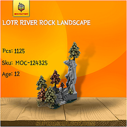 MOC Factory 124325 LOTR River Rock Landscape