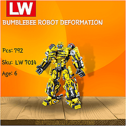 LW 7014 Bumblebee Robot Deformation