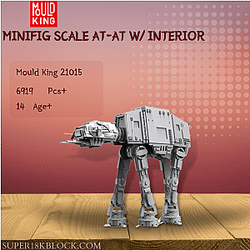MOULD KING 21015 Minifig Scale AT-AT w/ Interior