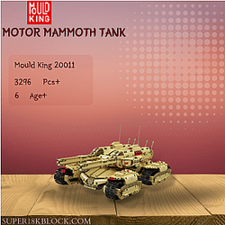 MOULD KING 20011 Motor Mammoth Tank
