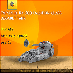 MOC Factory 110432 Republic RX-200 Falchion-class Assault Tank