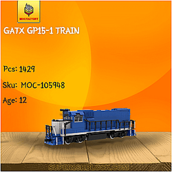 MOC Factory 105948 GATX GP15-1 Train