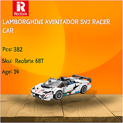 REOBRIX 687 Lamborghini Aventador SVJ Racer Car