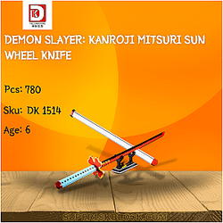DK 1514 Demon Slayer: Kanroji Mitsuri Sun Wheel Knife
