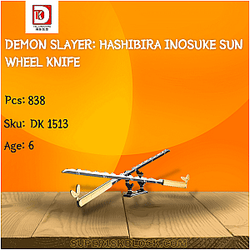DK 1513 Demon Slayer: Hashibira Inosuke Sun Wheel Knife