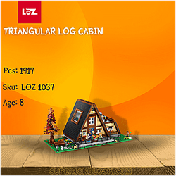 LOZ 1037 Triangular Log Cabin