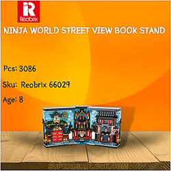 REOBRIX 66029 Ninja World Street View Book Stand