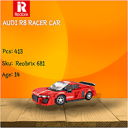 REOBRIX 681 Audi R8 Racer Car