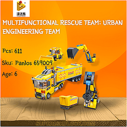 PANLOSBRICK 659009 Multifunctional Rescue Team: Urban Engineering Team