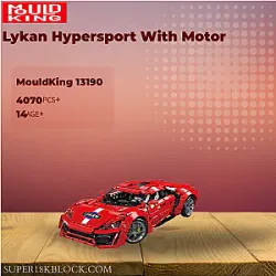 MOULD KING 13190 Lykan Hypersport With Motor