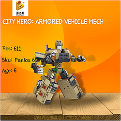 PANLOSBRICK 659012 City Hero: Armored Vehicle Mech