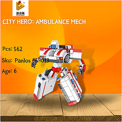 PANLOSBRICK 659013 City Hero: Ambulance Mech