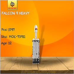 MOC Factory 73911 Falcon 9 Heavy