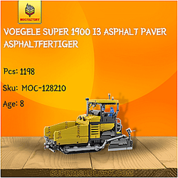 MOC Factory 128210 Voegele Super 1900 i3 Asphalt Paver Asphaltfertiger