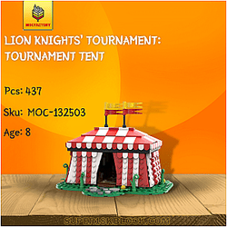 MOC Factory 132503 Lion Knights' Tournament: Tournament Tent